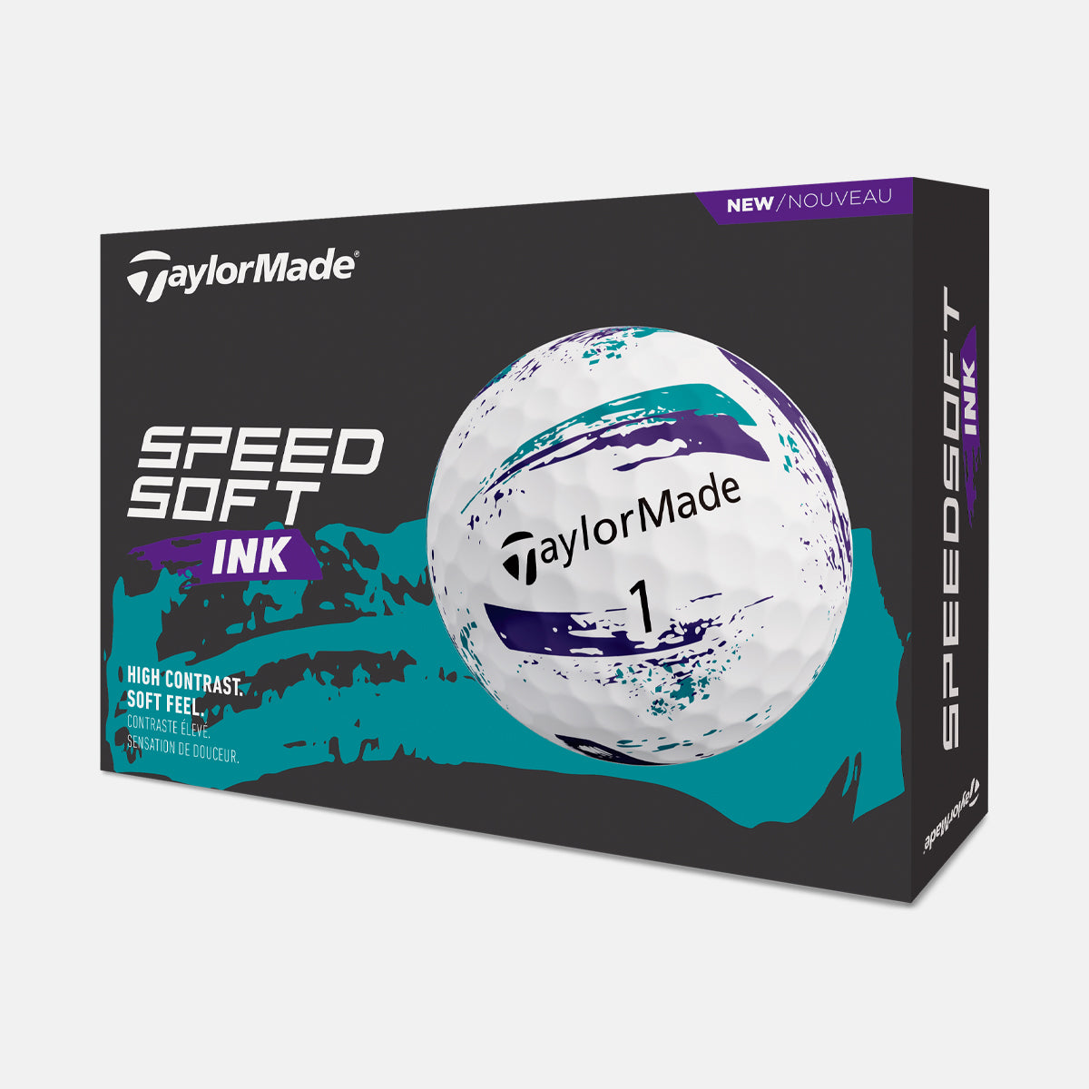 TaylorMade SpeedSoft Ink - Lilla/turkis - Golf Experten A/S
