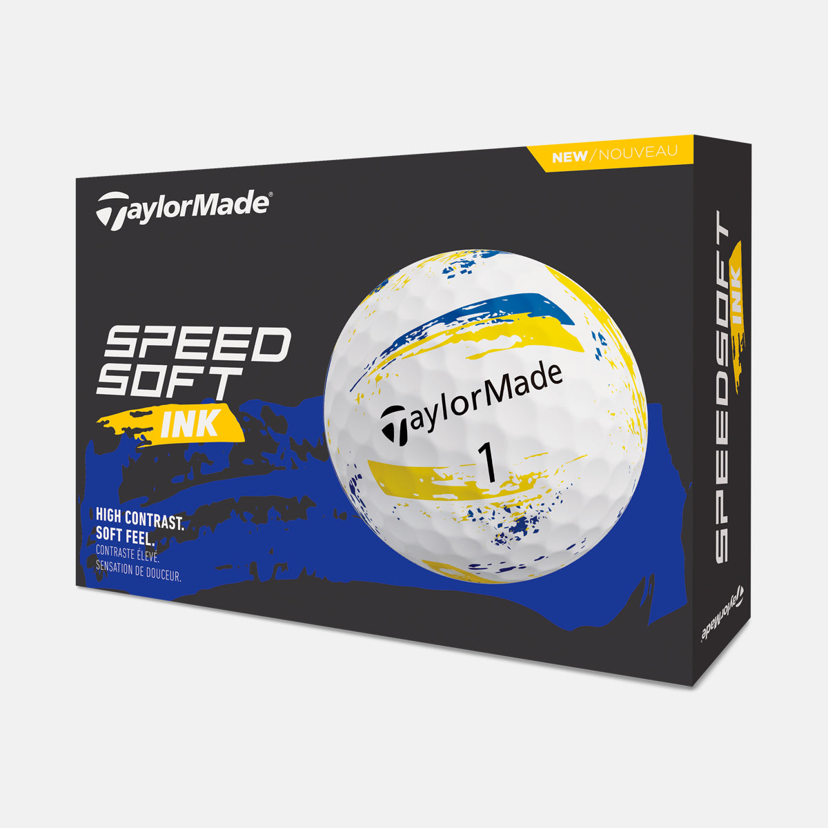 TaylorMade SpeedSoft Ink - Gul/blå - Golf Experten A/S