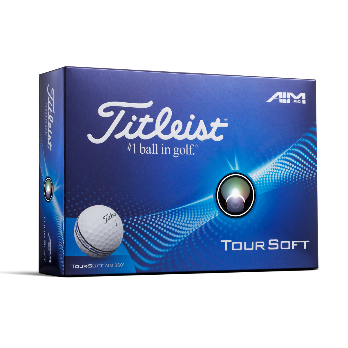 Titleist Tour Soft AIM 360° - Hvid