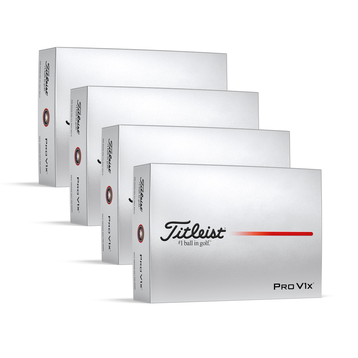 Titleist Pro V1x - Hvid - 4 dusin