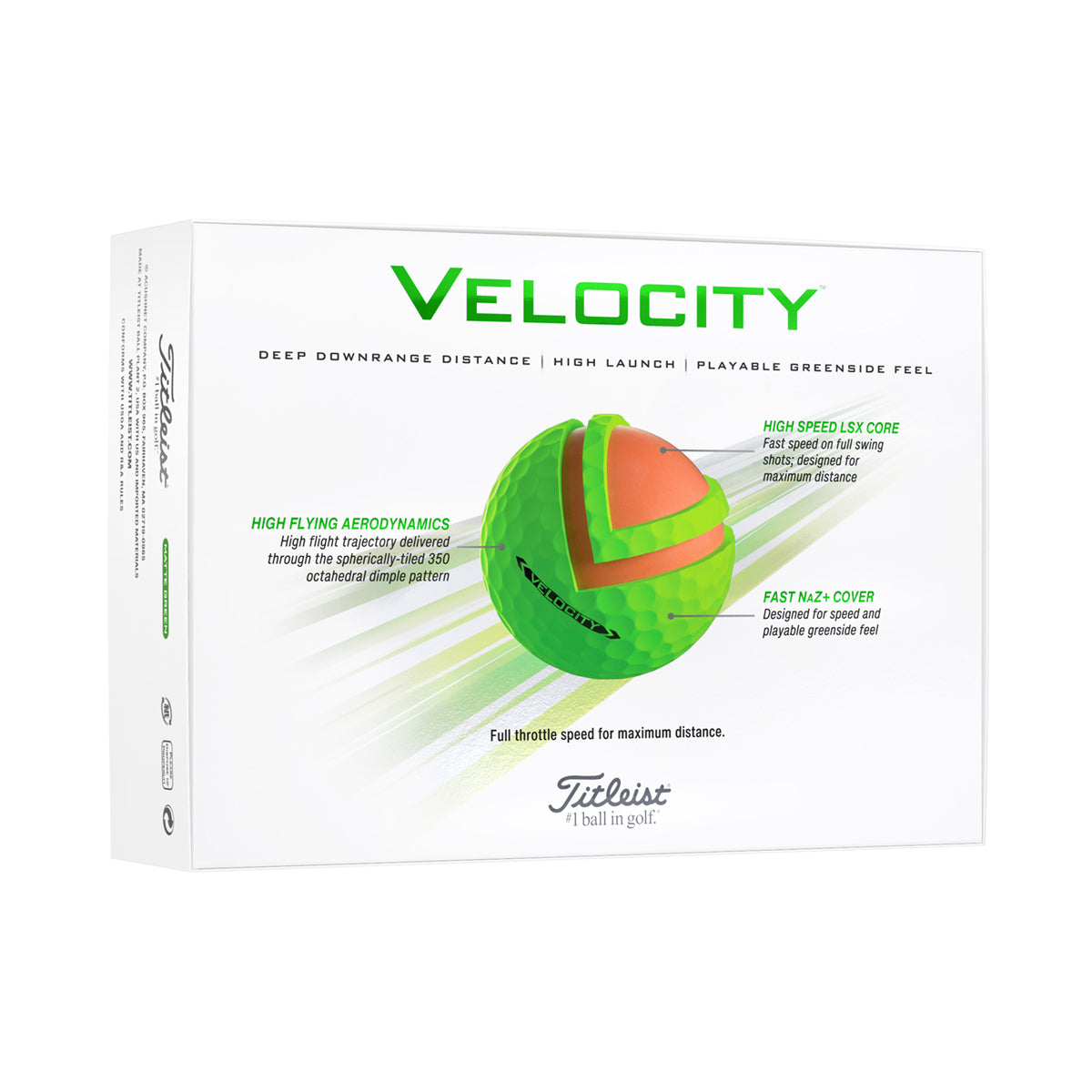 Titleist Velocity - Grøn