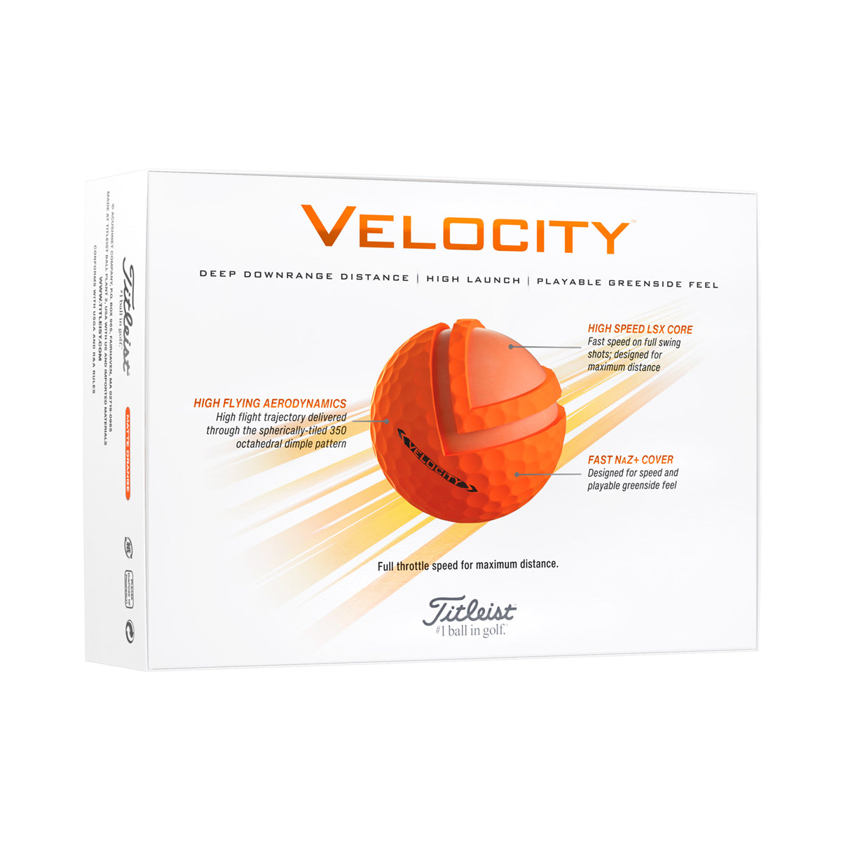Titleist Velocity - Orange