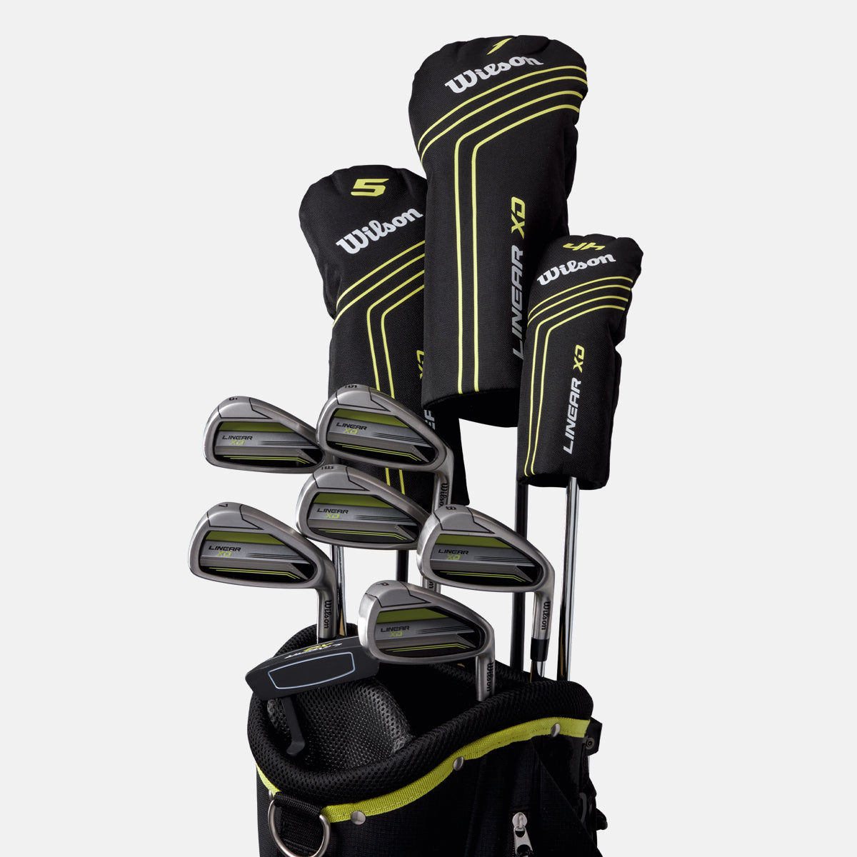 Wilson Linear XD pakkesæt - Grafit +1"