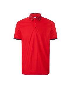 Cross Collar Block polo