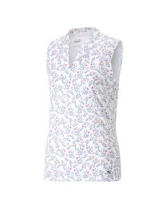 Puma Mattr Floral Sleeveless polo - Dame