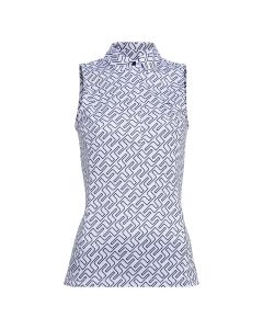 J. Lindeberg Dena Print Sleeveless polo - Dame