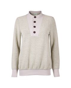 Marie Valois Placket sweater - Dame